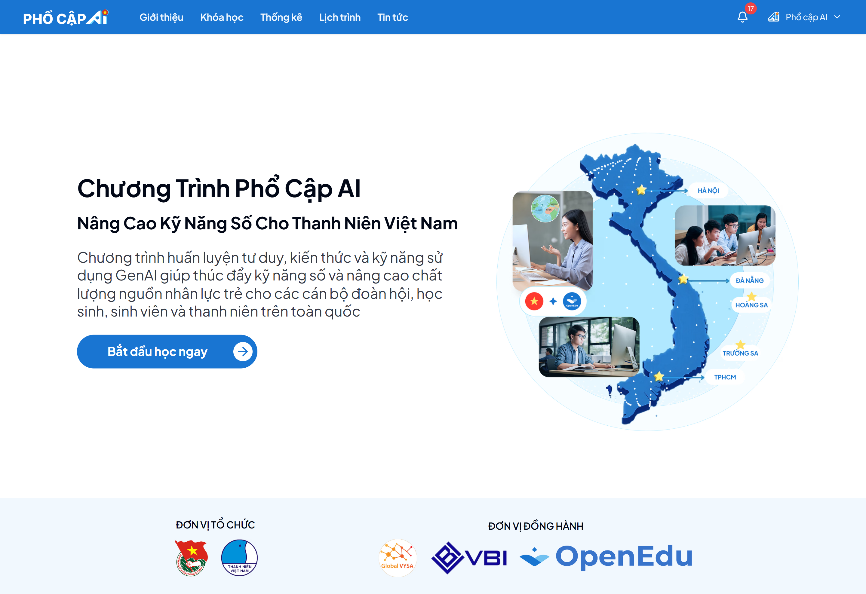 Hướng dẫn tham gia chương trình Phổ cập AI và nhận chứng chỉ của Trung ương Đoàn